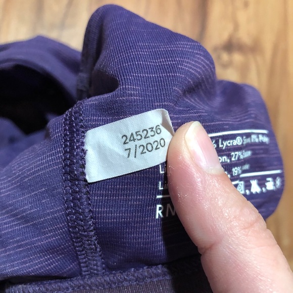 OV Move Free Crop Top in Purple Sold Out Color, S - Picture 4 of 6